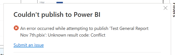 Solved: Publishing Error Message - Microsoft Fabric Community