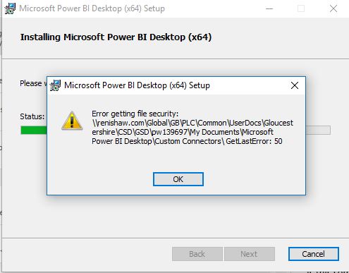 Solved: Error installing Power BI Desktop - Microsoft Fabric Community