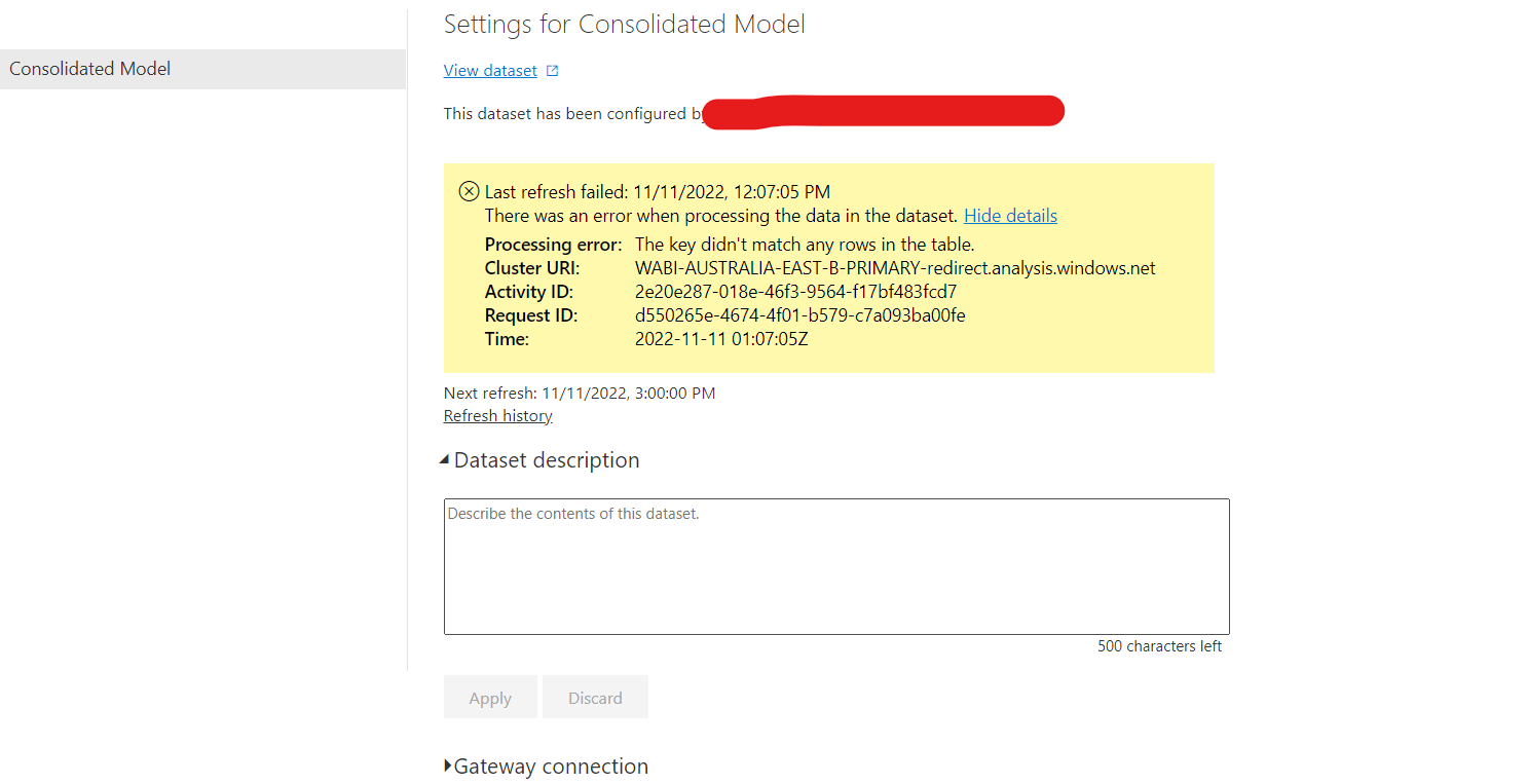 Dataset not refreshing despite working connections - Microsoft Fabric ...