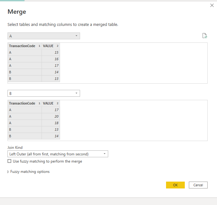 Solved: compare 2 columns from 2 fact tables - Microsoft Fabric Community