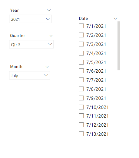 Solved: Date table use in slicer issue / limitation - Microsoft Fabric ...