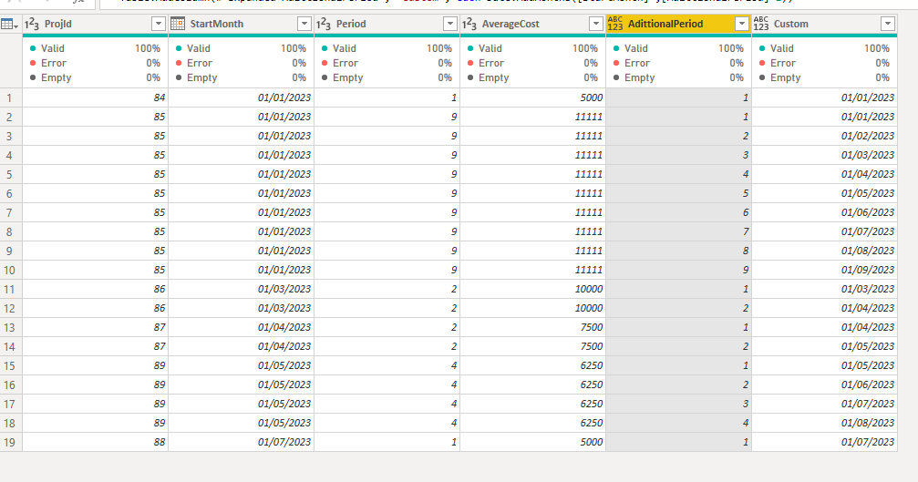 Solved: How to extend a table and updateing the date? - Microsoft ...