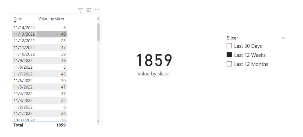 show filter datas based on slicer selection - Microsoft Fabric Community