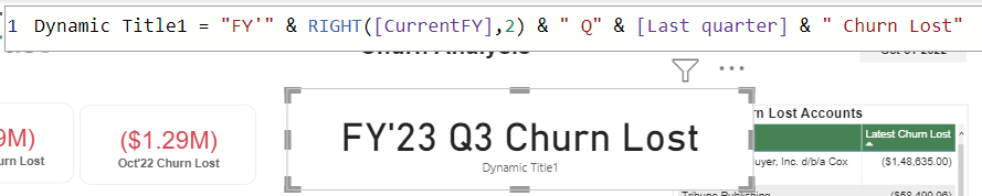 Solved: Dynamic Title - Microsoft Fabric Community