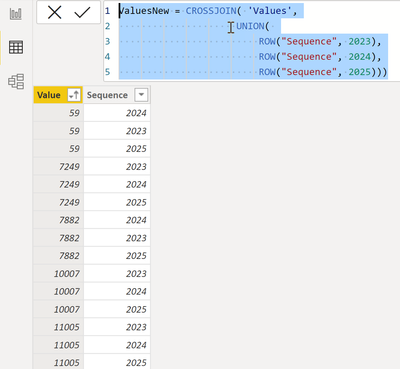 Solved Create a column with a repeating sequence Microsoft