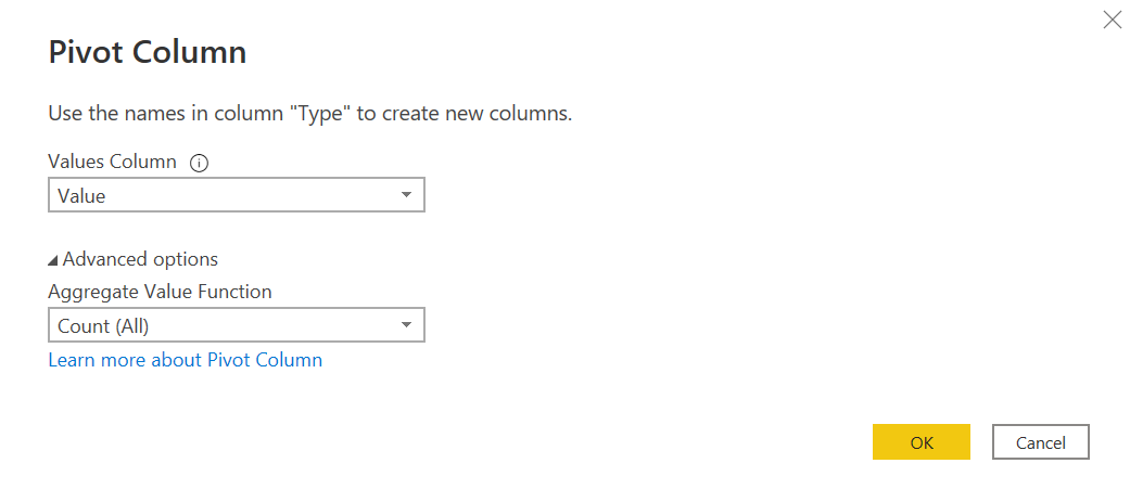 Solved: Transform unique values in a column as new columns - Microsoft ...