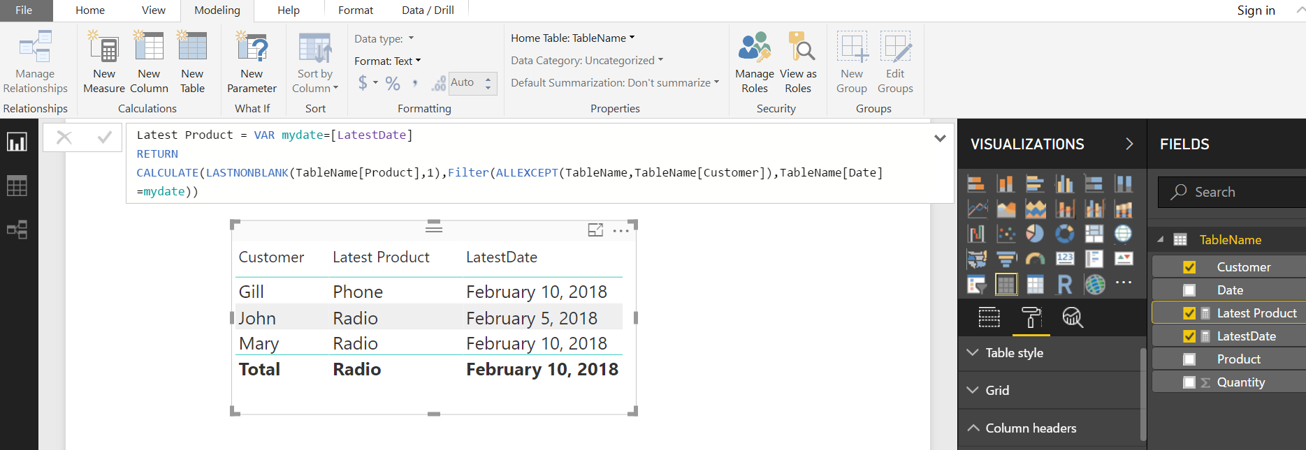 Solved: Reporting by latest date - Microsoft Fabric Community