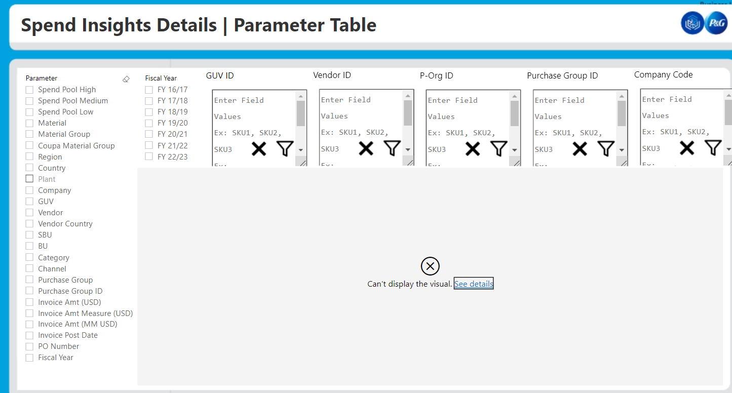 Error with Field Parameters - Microsoft Fabric Community