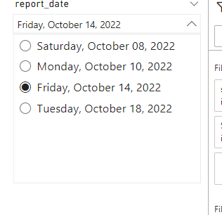 Solved: Find the first smaller date based on the selected ...