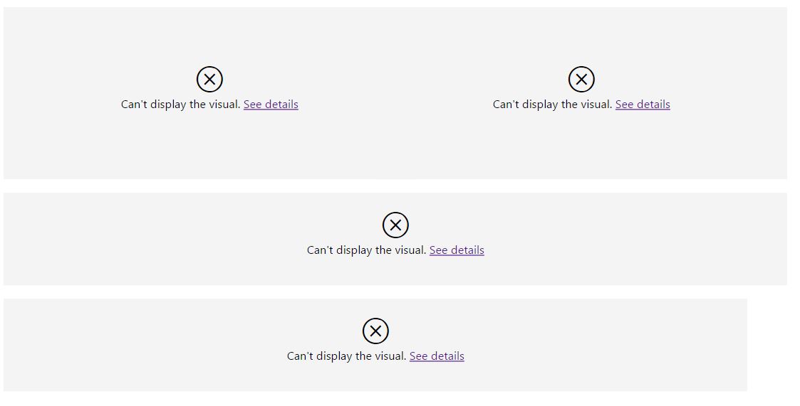 Couldn't Load the data for this visual. An unexpec... - Microsoft ...