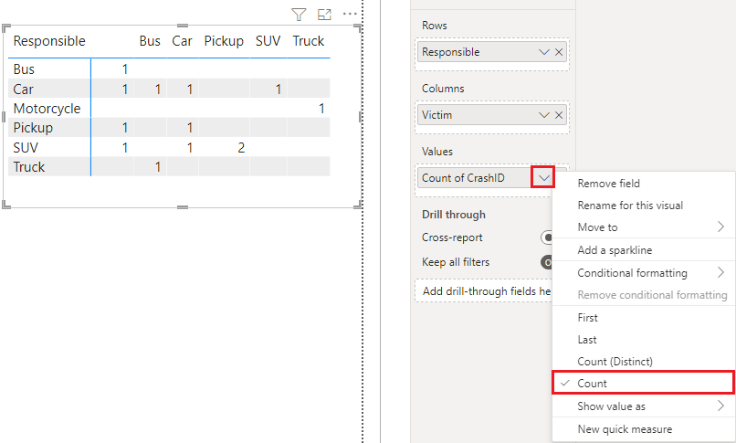 Solved: Creating a Matrix - Microsoft Fabric Community