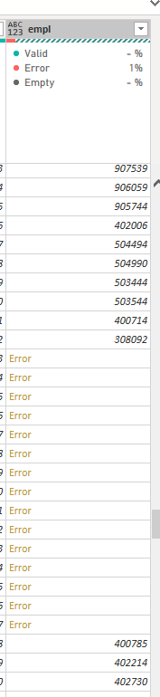 Error in column - Microsoft Fabric Community
