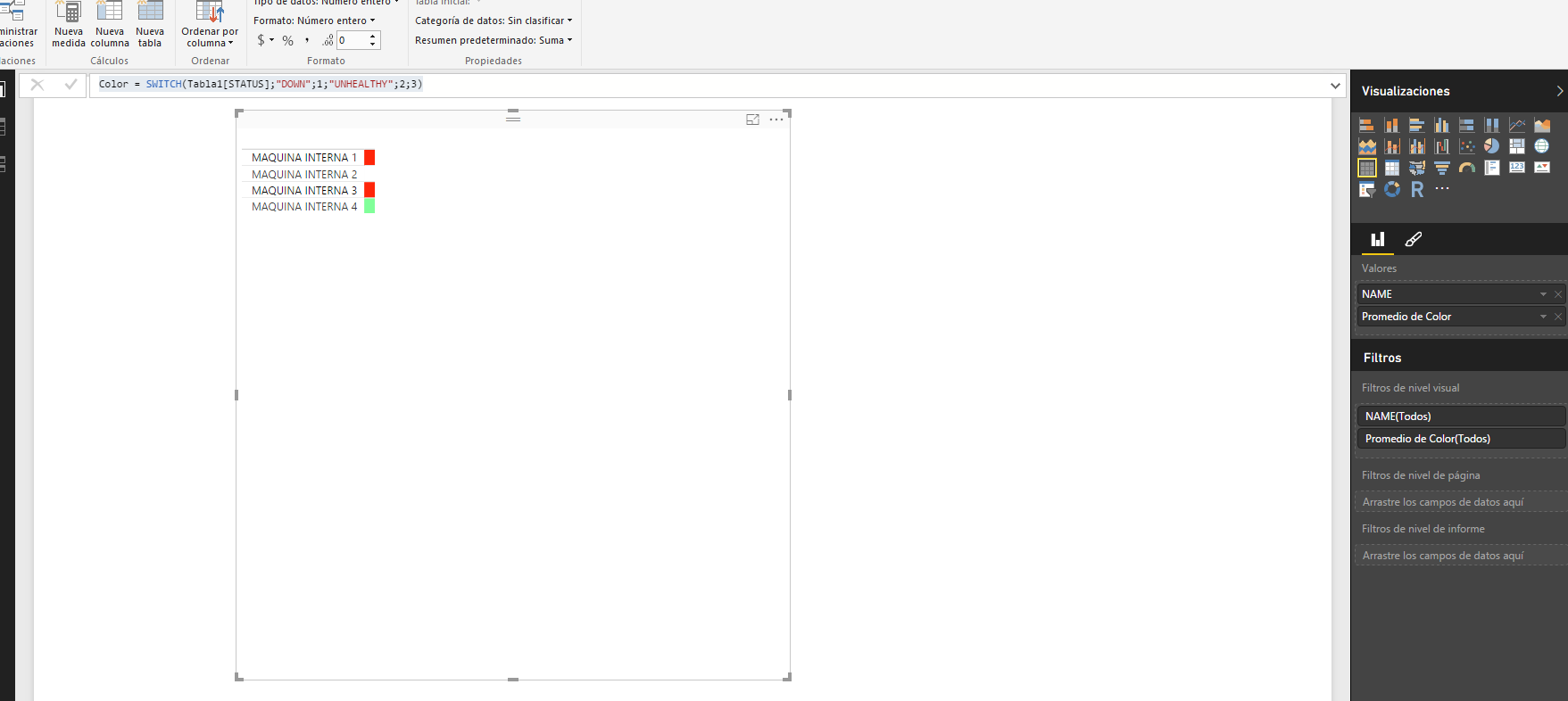 Solved: Conditional Formating Up/Down Status in a Table - Microsoft ...