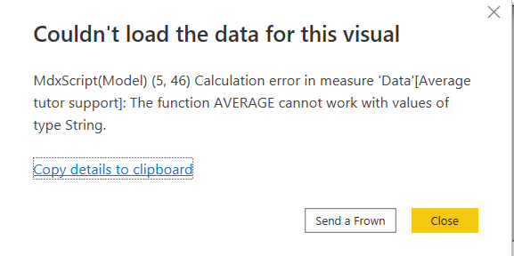 Solved: Average function not working - Microsoft Fabric Community