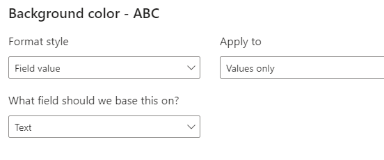 how to apply conditional formatting for text value... - Microsoft ...