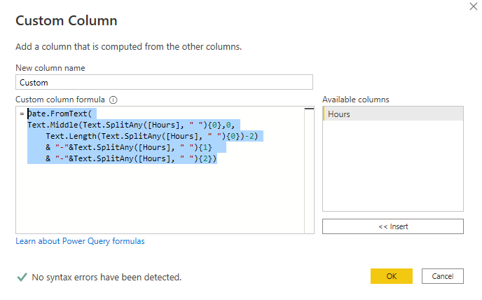 Solved: Date from text issue - Microsoft Fabric Community