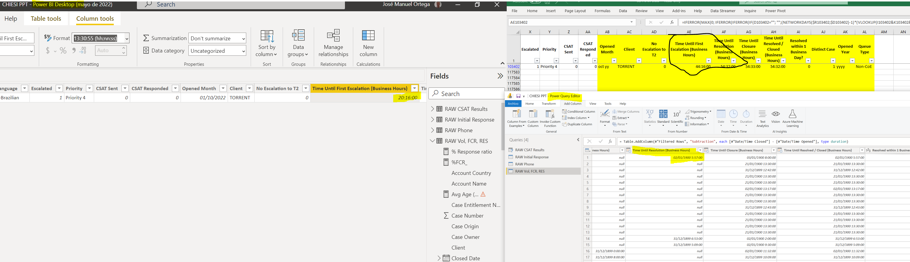 Problem with Time format - Microsoft Fabric Community