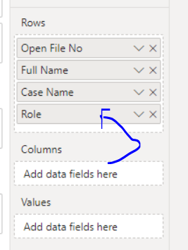 Solved: Data from table to show on one line - Microsoft Fabric Community