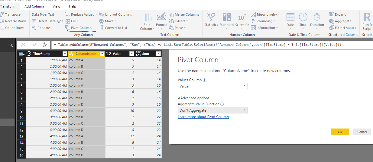 Solved: Sum column range - Microsoft Fabric Community