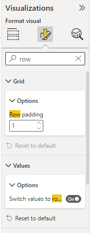 Solved: Change matrix visual layout to show data on two ro ...