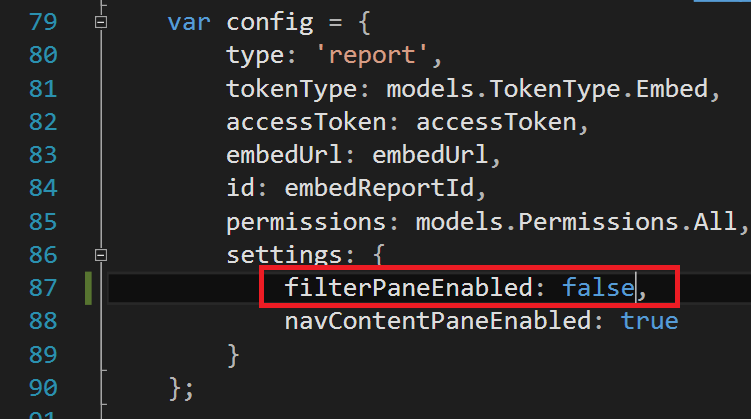 Hide filter pane on Embedded report - Microsoft Fabric Community