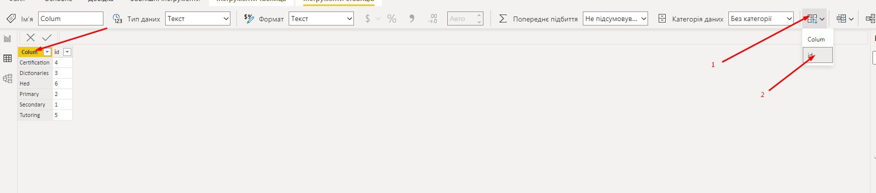 Solved: Change the sort order of data in a column - Microsoft Fabric ...