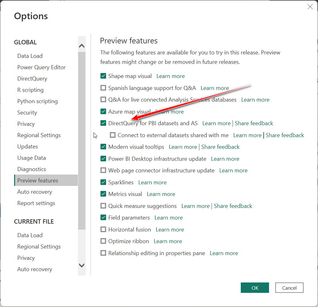 Connecting to Power BI Dataset fails - Microsoft Fabric Community