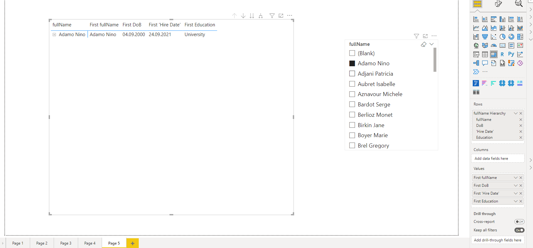 using matrix columns as rows - Microsoft Fabric Community