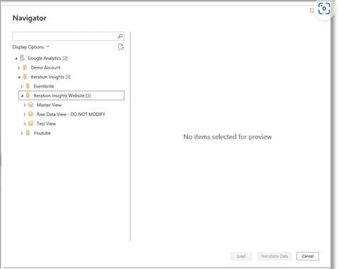 Google Analytics Error - - Microsoft Fabric Community