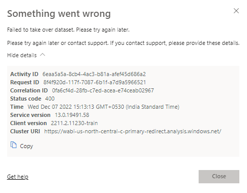 Power BI Service unable to discover data sources, ... - Microsoft ...