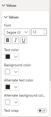 Value color customization - Microsoft Fabric Community
