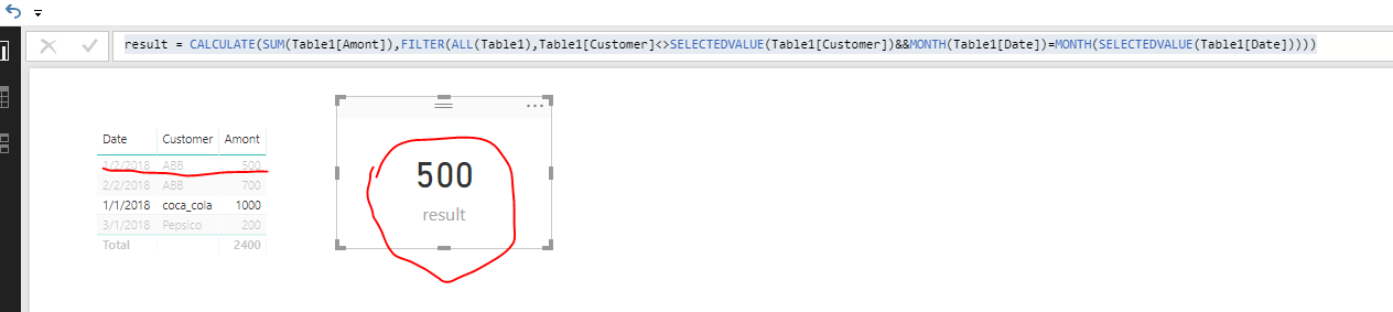 Ignoring filters in table visual - Microsoft Fabric Community