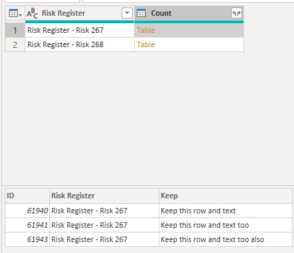 Duplicate Text String in Column - Microsoft Fabric Community