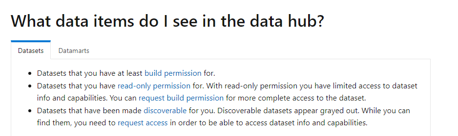 Solved: dataflows not showing in Data Hub - Microsoft Fabric Community