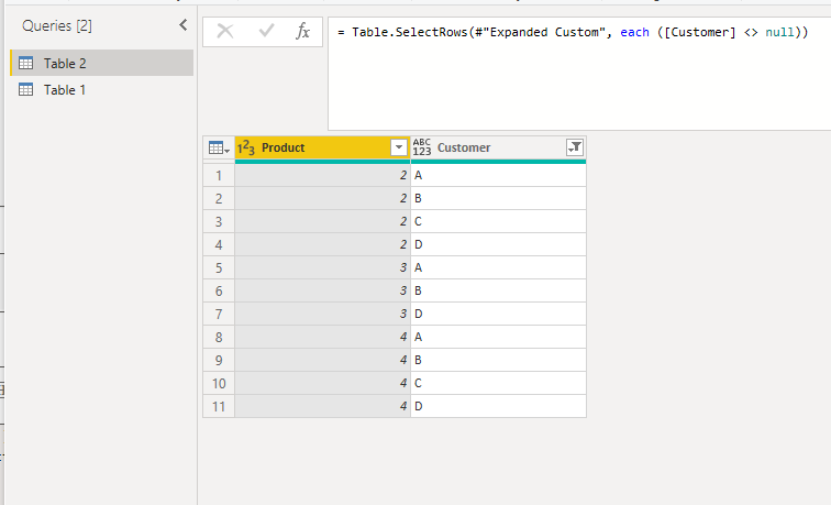 Solved: Get Informations from a table - Microsoft Fabric Community