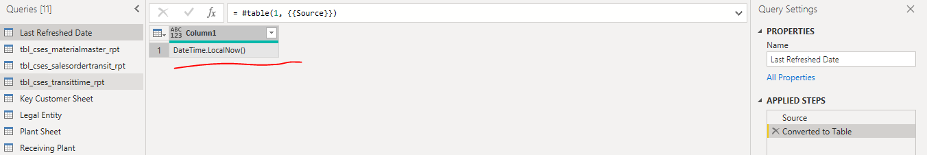 Last refresh date error - Microsoft Fabric Community