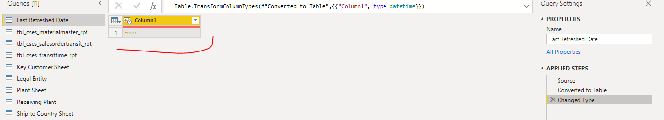 Last refresh date error - Microsoft Fabric Community