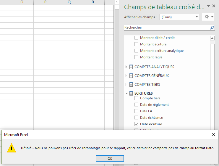 Date format is not reconized in Publisher for Excel