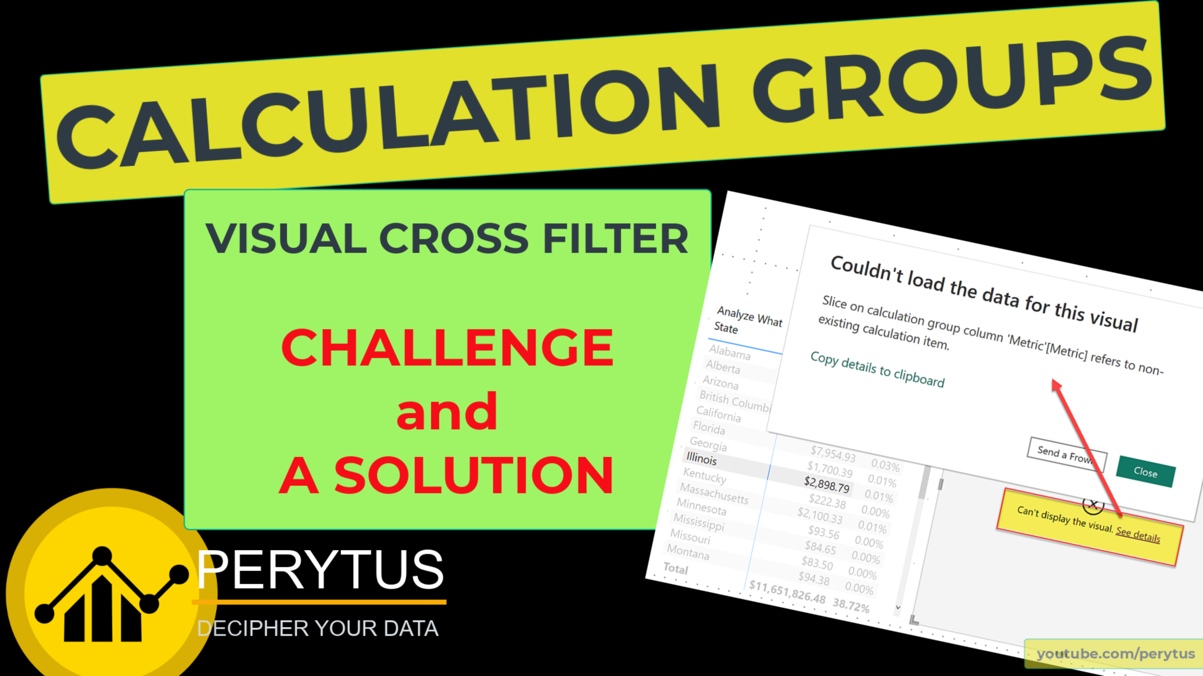 📢 A new #video on #calculationgroups. Visual inte... - Microsoft Fabric ...