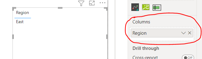 Change column field in matrix/table using slicer - Microsoft Fabric ...