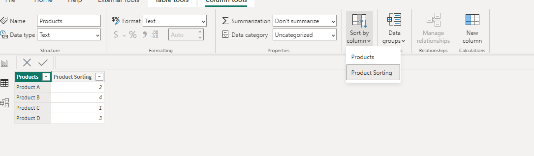 Solved: Drill down sort in matrix - Microsoft Fabric Community