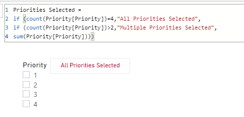 Select All vs selecting nothing - Microsoft Fabric Community
