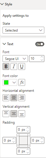 Solved: Page Navigation: Change Font - Microsoft Fabric Community