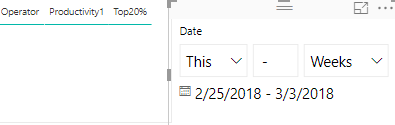 Update Report month /Qtr/ Week filter automaticall... - Microsoft ...
