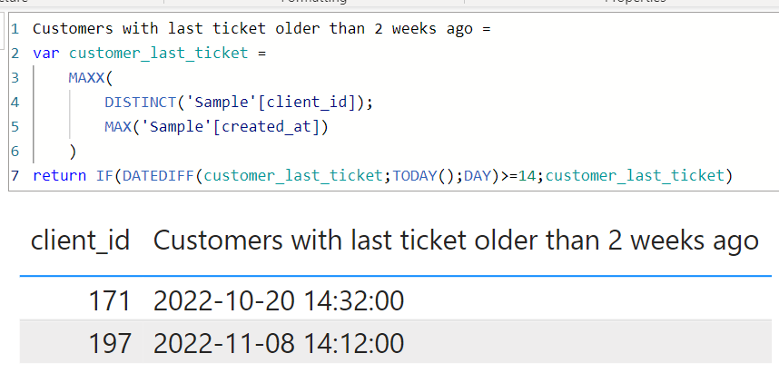 Solved: Showing latest date before specific date - Microsoft Fabric ...