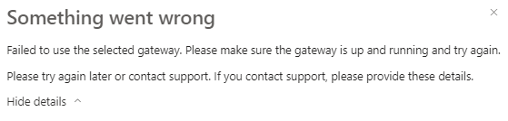 Solved: Issue Gateway Power BI Online - Microsoft Fabric Community
