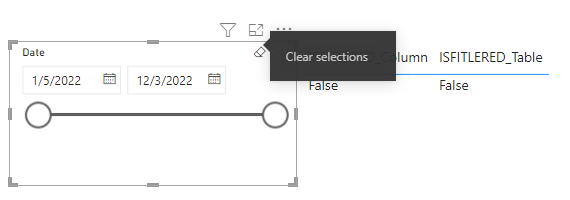 ISFILTERED between slicer - Microsoft Fabric Community