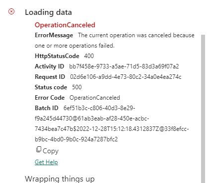 Datamart error with status code 500 - Microsoft Fabric Community