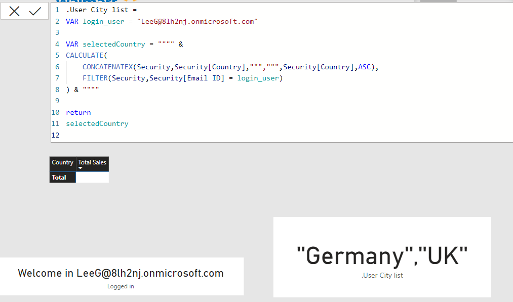 RLS DAX - HELP - Microsoft Fabric Community