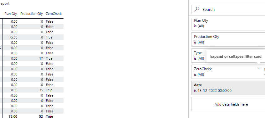 Hide Matrix column values which has Zero - Microsoft Fabric Community